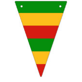 RASTAFARI FLAG COLORS - STRIPES VLAGGETJES (Eerste vlag)