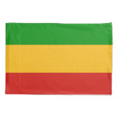 RASTAFARI FLAG COLORS + uw ideeën Kussensloop (Achterkant)