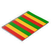 RASTAFARI FLAG COLORS + uw ideeën Notitieboek (Linkerzijde)