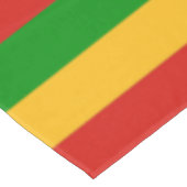 RASTAFARI FLAG COLORS + uw ideeën Tafelkleed (Gekanteld)