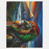 Rastafari Fleece Deken (Voorkant)