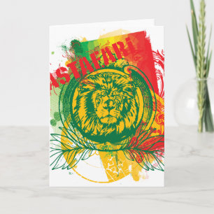 Rastafari Greeting Card Kaart