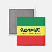 Rastafari leeft heerst regels magneet (Voorkant / Achterkant)