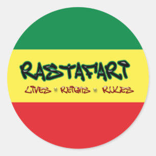 Rastafari leeft heerst sticker