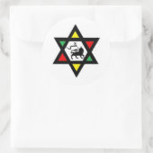 Rastafari Leeuw van Juda Stickers (Tas)