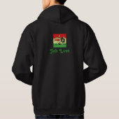 Rastafari leeuw van Judah Hoddie! Hoodie (Achterkant)