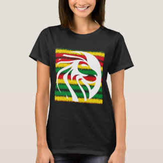 Rastafari Lion Head Jamaica Souvenir Rasta Roots R T-shirt