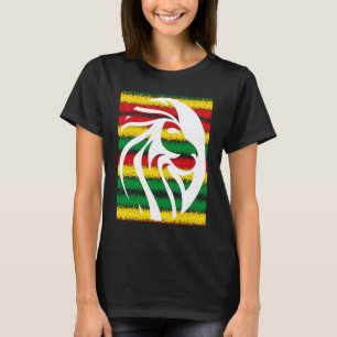 Rastafari Lion Head Jamaica Souvenir Rasta Roots R T-shirt