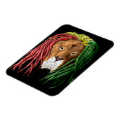 Rastafari Lion Magneet (Linkerzijde)