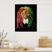 Rastafari Lion Poster (Keuken)