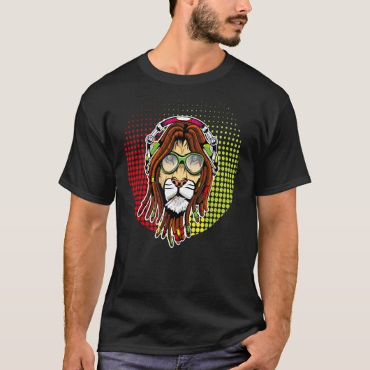 Rastafari Lion T-shirt (Voorkant)