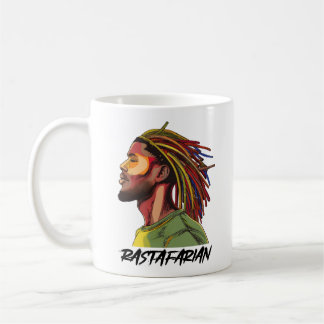 Rastafari met kleur dreadlocks koffiemok