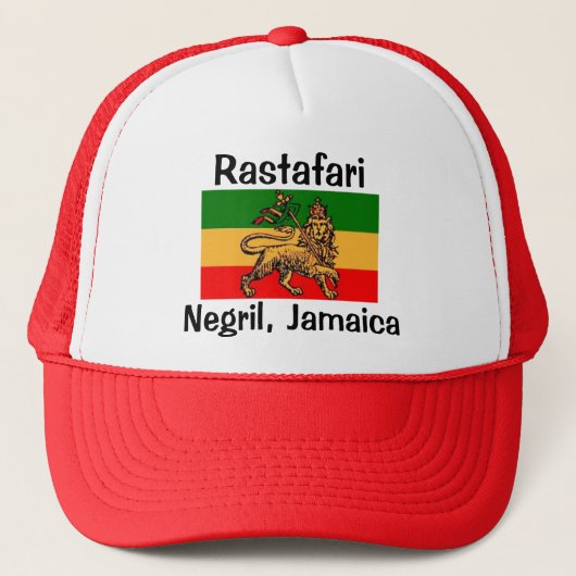 Rastafari Negril, Jamaica Trucker Pet (Voorkant)
