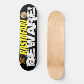 RASTAFARI PAS OP Skateboard (Voorkant)
