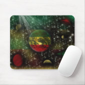Rastafari Planets World Space Mousepad Muismat (Met muis)