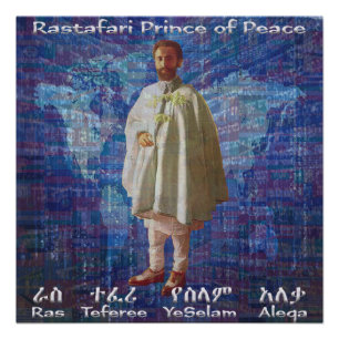 RasTafari Prince of Peace Poster