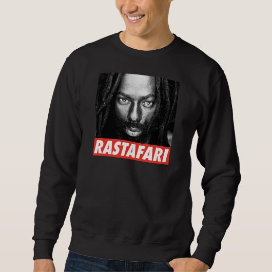Rastafari Rasta Reggae Buju Roots Sweater (Voorkant)