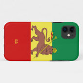 Rastafari Reggae Music Flag iPhone 5 Hoesje (Achterkant (horizontaal))