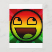 RASTAFARI REGGAE RAP BRIEFKAART (Voorkant)