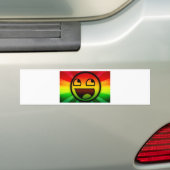 RASTAFARI REGGAE RAP BUMPERSTICKER (Op auto)