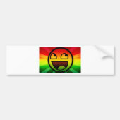 RASTAFARI REGGAE RAP BUMPERSTICKER (Voorkant)