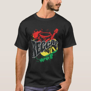 Rastafari Reggae Roots Muziek T-shirt