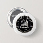 RASTAFARI RONDE BUTTON 5,7 CM (Voorkant /achterkant)