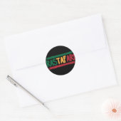 Rastafari Ronde Sticker (Envelop)
