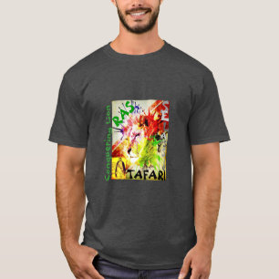 Rastafari Selassie Lion uit Judah T-shirt