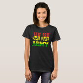 Rastafari Soldier of Jamaica Souvenir Rasta Roots  T-shirt (Voorkant volledig)