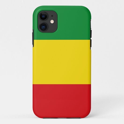 Rastafari-vlag Rasta Ethiopisch Case-Mate iPhone Case (Achterkant)