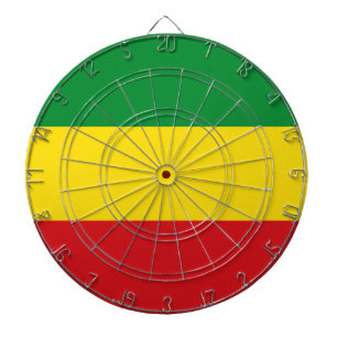 Rastafari-vlag Rasta Ethiopisch Dartbord