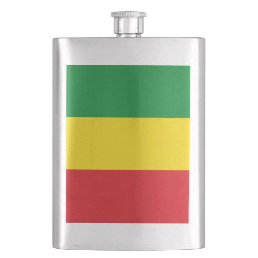 Rastafari-vlag Rasta Ethiopisch Flacon (Voorkant)
