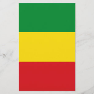 Rastafari-vlag Rasta Ethiopisch Flyer