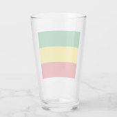 Rastafari-vlag Rasta Ethiopisch Glas (Achterkant)