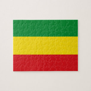 Rastafari-vlag Rasta Ethiopisch Legpuzzel