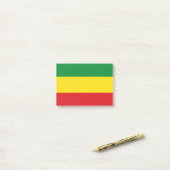 Rastafari-vlag Rasta Ethiopisch Post-it® Notes (Op bureau)