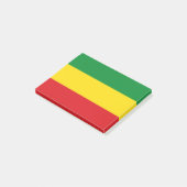 Rastafari-vlag Rasta Ethiopisch Post-it® Notes (Schuin)