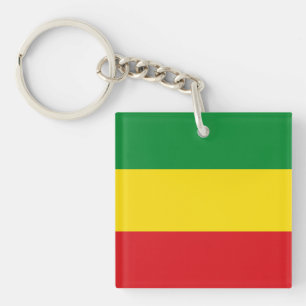 Rastafari-vlag Rasta Ethiopisch Sleutelhanger