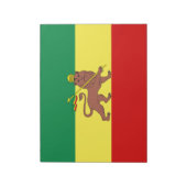 Rastafari-vlag (Rastafari) (Rasta) Notitieblok (Linkerzijde)