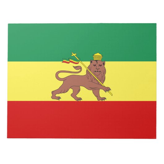 Rastafari-vlag (Rastafari) (Rasta) Notitieblok (Voorkant)