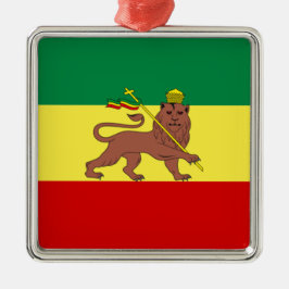 Rastafari Vlag (Rastafarianisme) (Rasta) Metalen Ornament