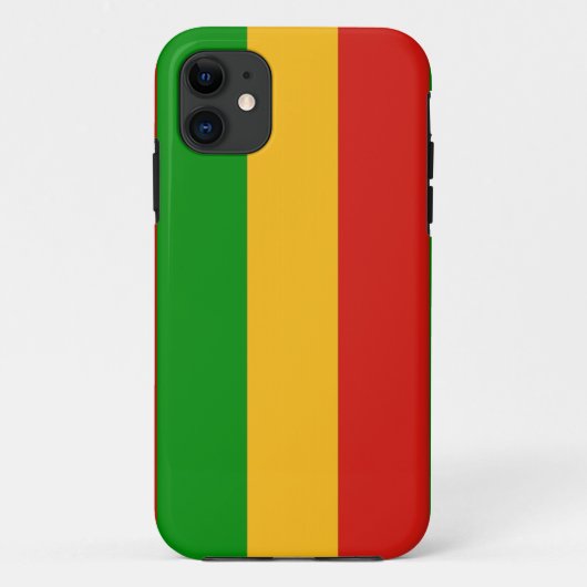 RASTAFARI-VLAGKLEUREN + jouw ideeën Case-Mate iPhone Case (Achterkant)