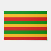 RASTAFARI-VLAGKLEUREN + jouw ideeën Deurmat (Voorkant)