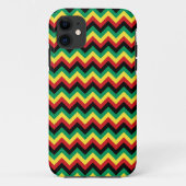 Rastafarian Chevron Case-Mate iPhone Case (Achterkant)