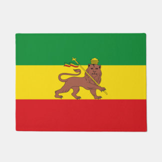 Rastafarian Ethiopia Flag Deurmat