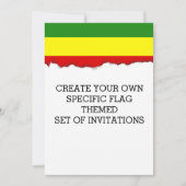 Rastafarian Flag Kaart (Voorkant)