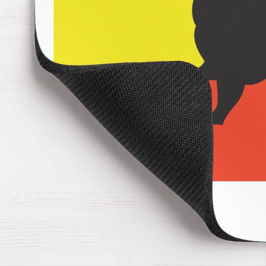 Rastafarian Flag Muismat (Hoek)