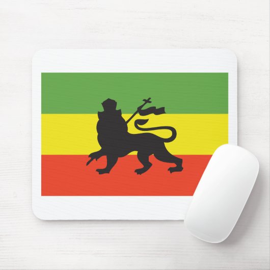 Rastafarian Flag Muismat (Met muis)