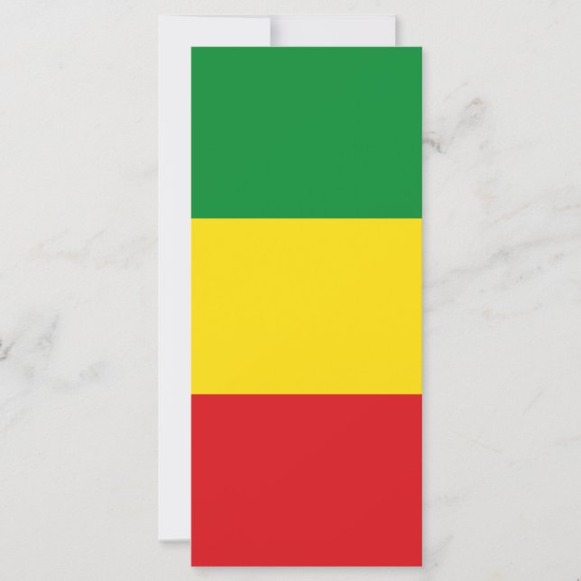 Rastafarian Flag Rasta Ethiopian (Voorkant)